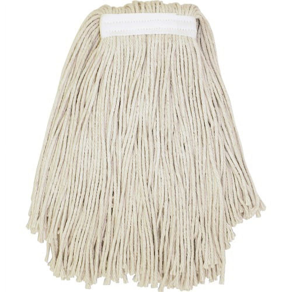 Genuine Joe Narrow Band Mophead - Cotton - Natural - 12 / Carton Genuine Joe Narrow Band Mophead - Cotton - Natural - 12 / Carton