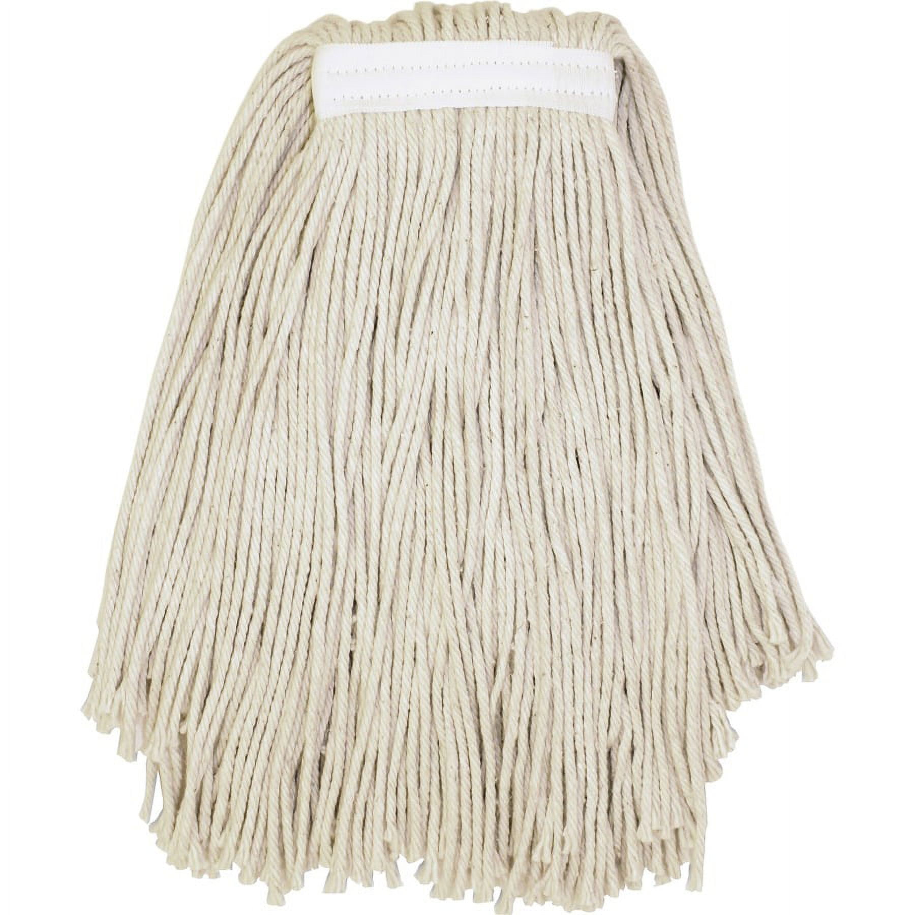 Genuine Joe Narrow Band Mophead - Cotton - Natural - 12 / Carton Genuine Joe Narrow Band Mophead - Cotton - Natural - 12 / Carton