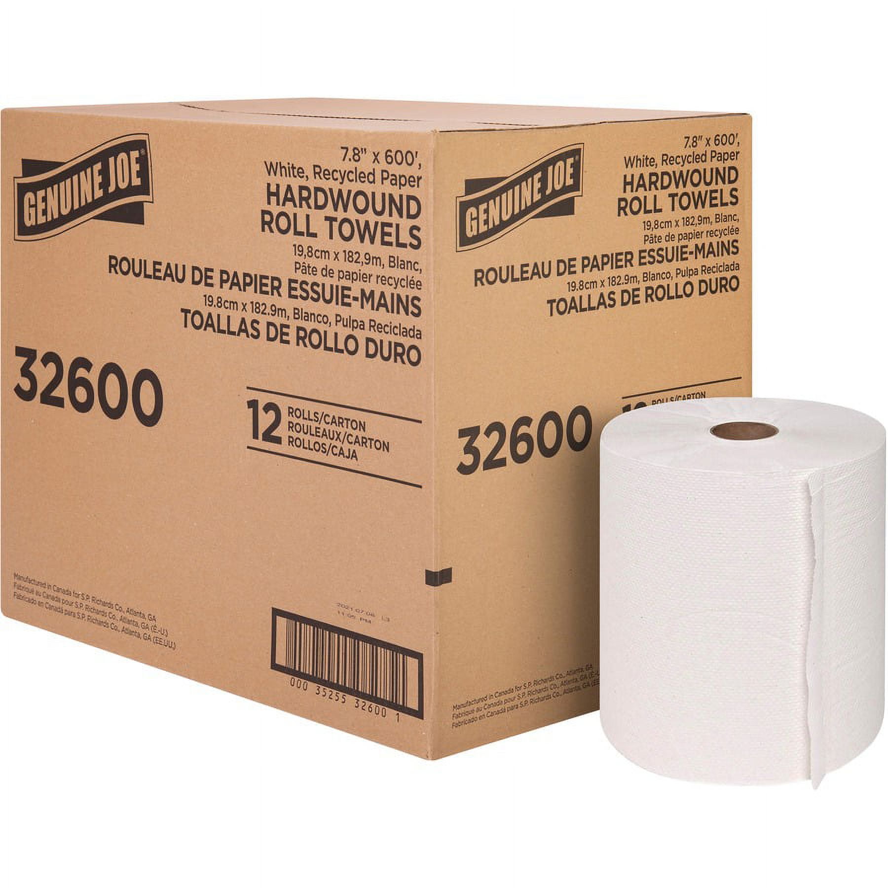Genuine Joe Hardwound Roll Paper Towels - 7.88 Genuine Joe Hardwound Roll Paper Towels - 7.88