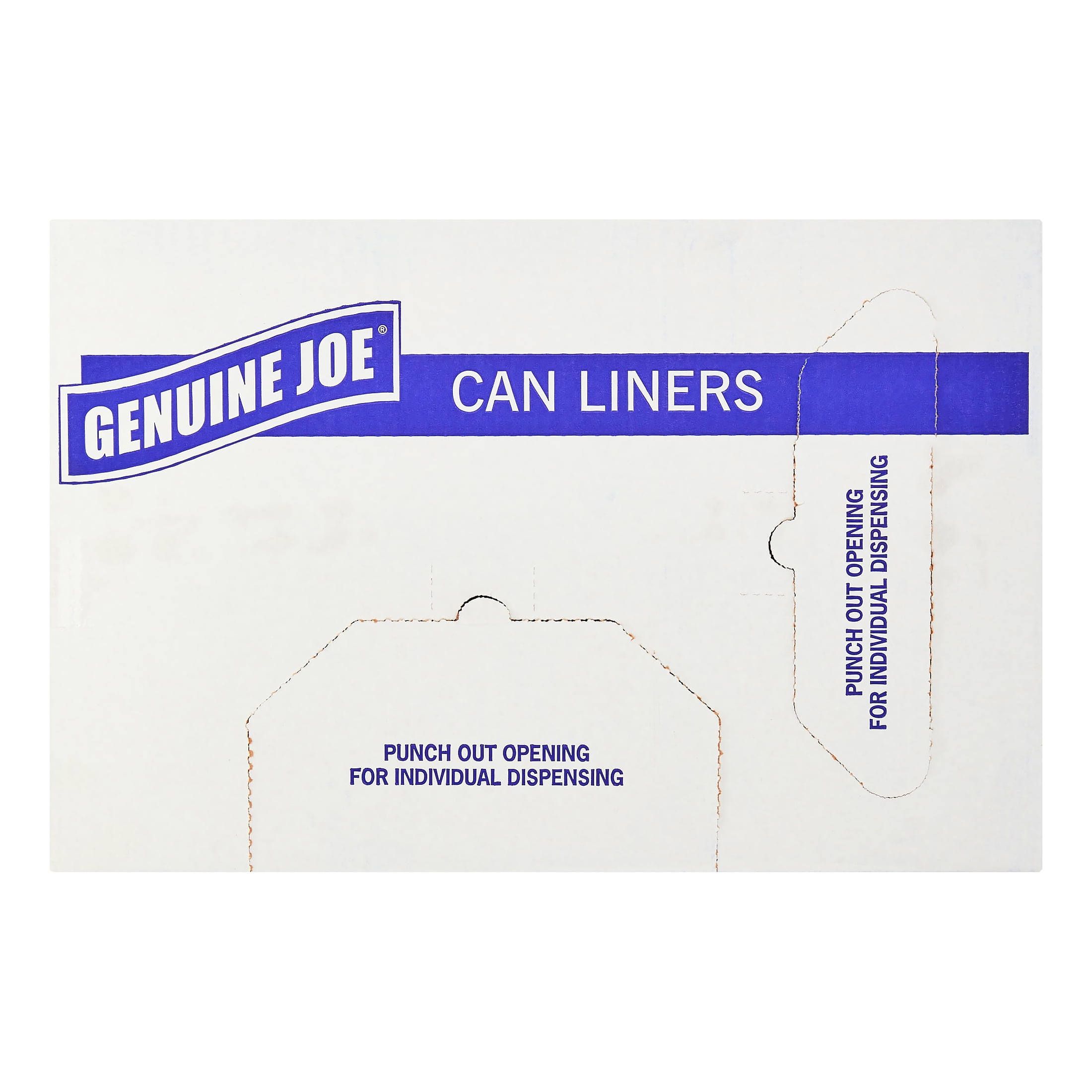 Genuine Joe 1.2mil Black Trash Can Liners