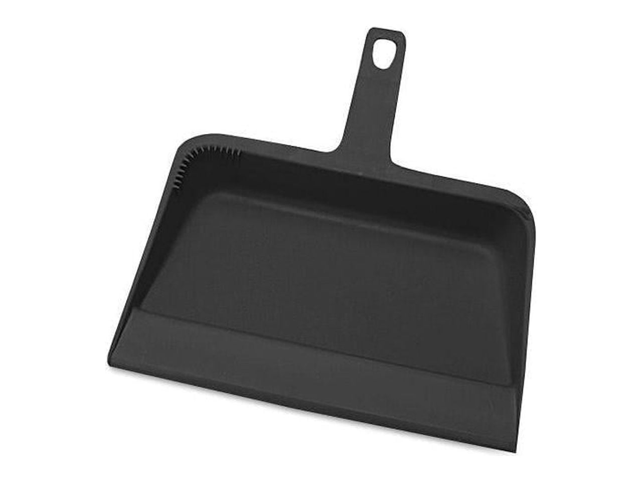 Genuine Joe Heavyduty Plastic Dust Pan, 12", Black, 12 Dust Pans