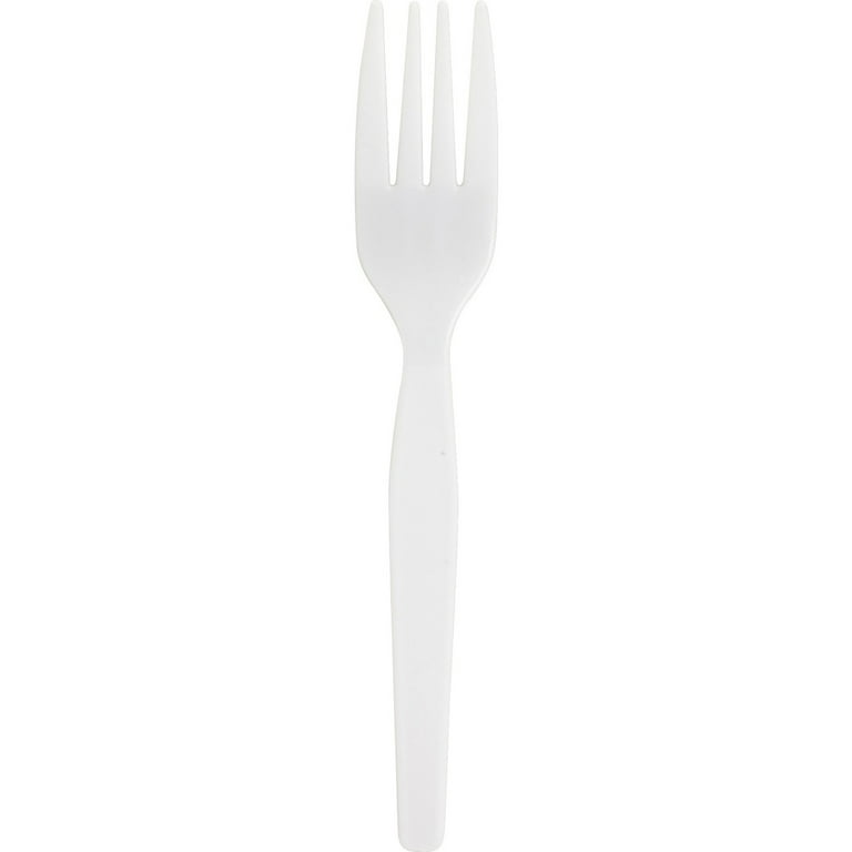Genuine Joe Heavyweight Disposable Forks - 1 Piece(s) - 1000/Carton - Fork - 1 x Fork - Disposable - White Genuine Joe Heavyweight Disposable Forks - 1 Piece(s) - 1000/Carton - Fork - 1 x Fork - Disposable - White