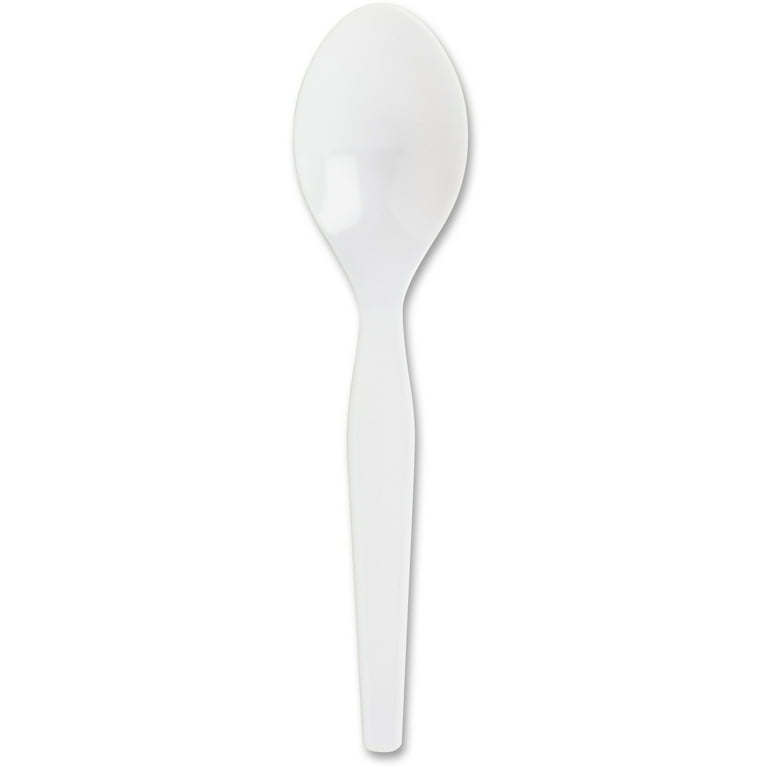 Genuine Joe Heavyweight Disposable Spoons - 1 Piece(s) - 1000/Carton - Spoon - 1 x Spoon - Disposable - White Genuine Joe Heavyweight Disposable Spoons - 1 Piece(s) - 1000/Carton - Spoon - 1 x Spoon - Disposable - White