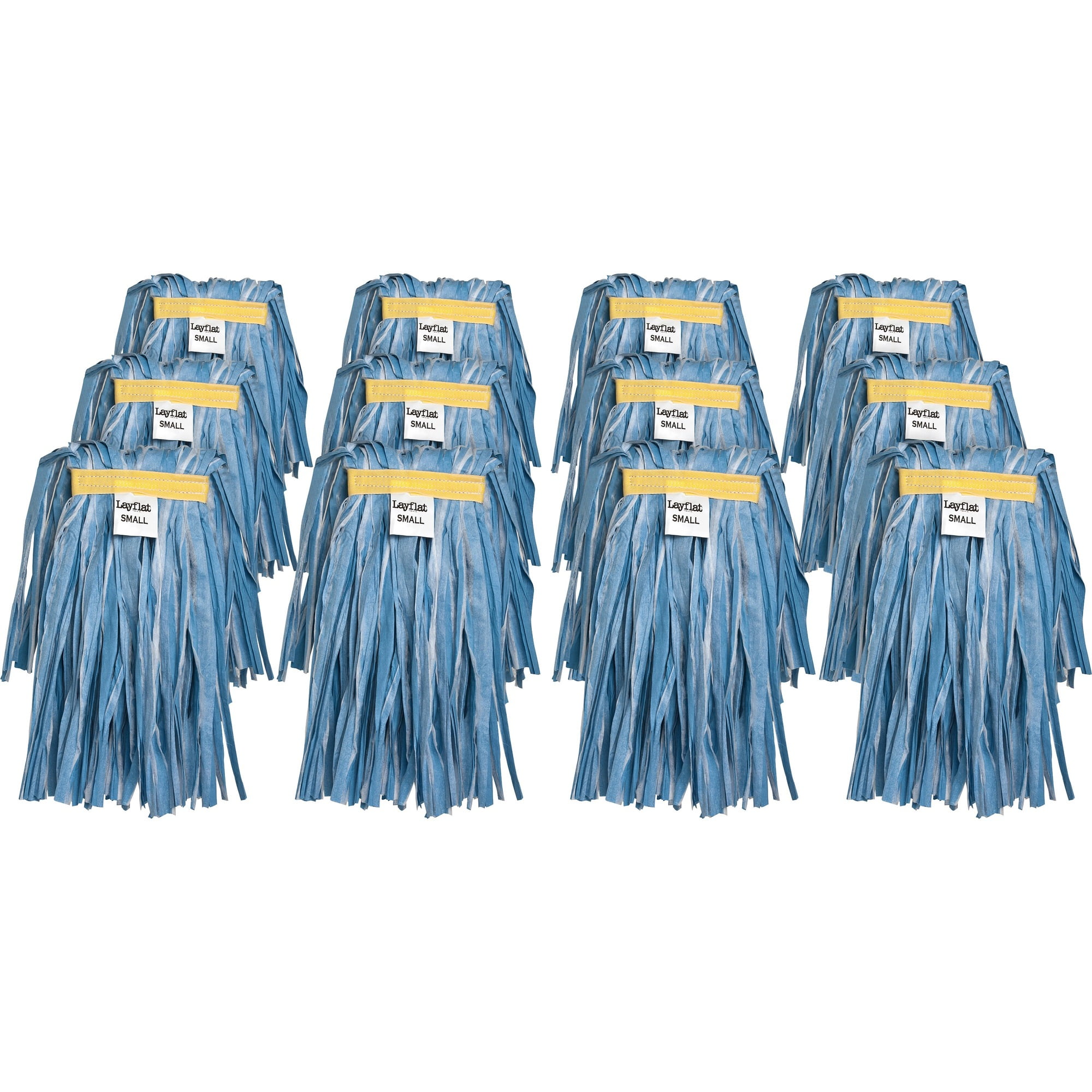 Genuine Joe Hy-Sorb Disposable Mophead - Cotton, Rayon - Turquoise - 12 / Carton Genuine Joe Hy-Sorb Disposable Mophead - Cotton, Rayon - Turquoise - 12 / Carton