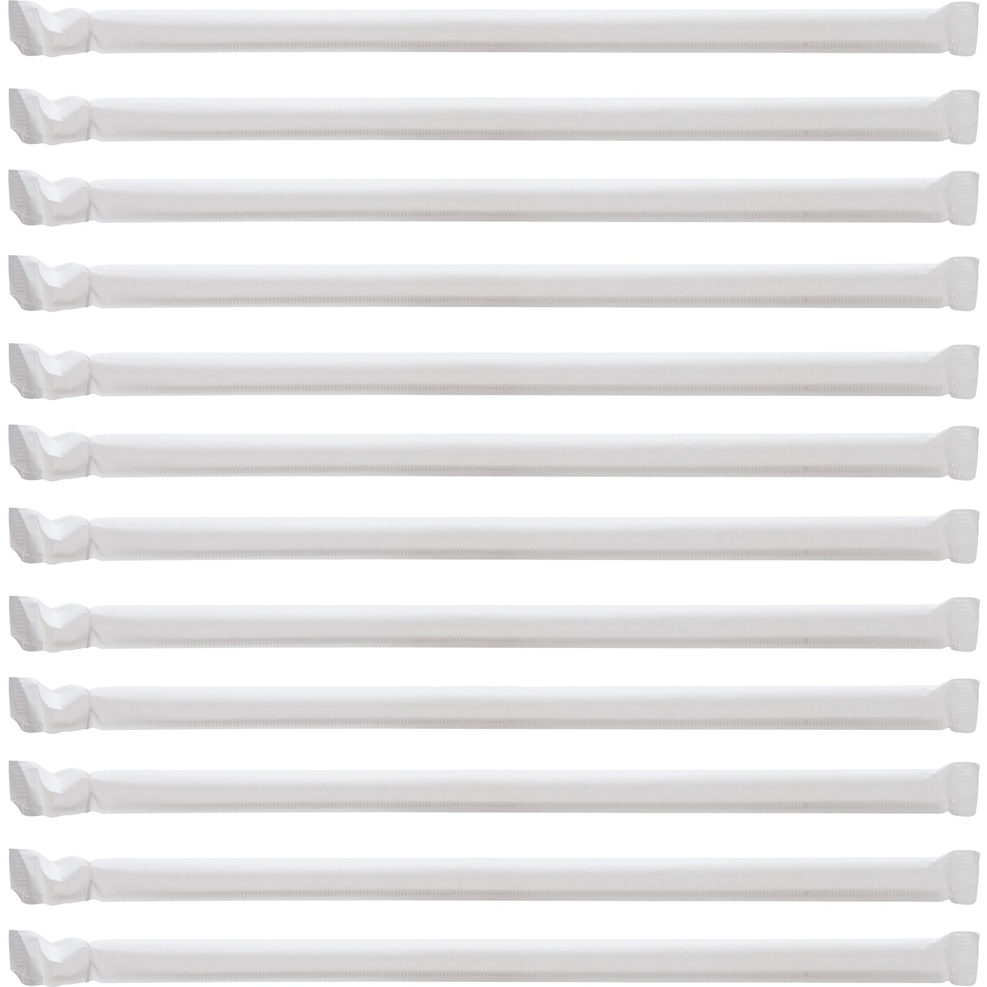 Genuine Joe Jumbo Translucent Straight Straws - 7.8 Genuine Joe Jumbo Translucent Straight Straws - 7.8