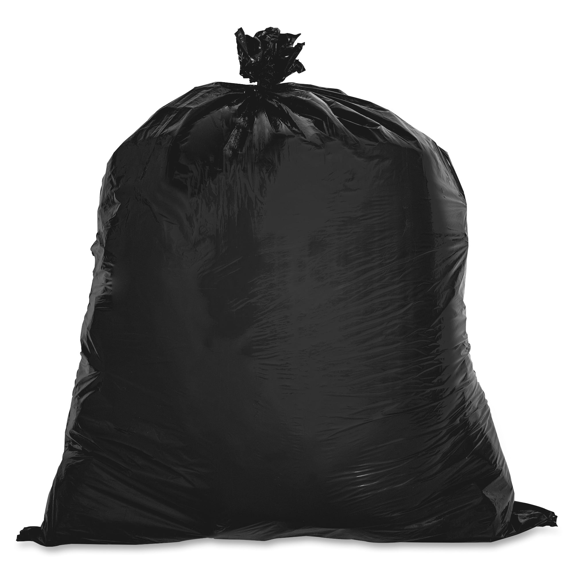 Genuine Joe Solutions Linear Low Density Can Liners Small Size 10 gal 24 x 23 inch 0.60 mil (15 Micron) Thickness Brown, Black, 500/Carton