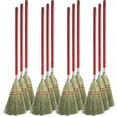 thumbnail image 1 of Genuine Joe Lobby Broom - 24" Handle Length - Wood Handle - 12 / Carton - Natural, 1 of 7