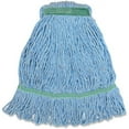 thumbnail image 1 of Genuine Joe  Med Bland Narrow Band Looped Mop - Blue, 1 of 1