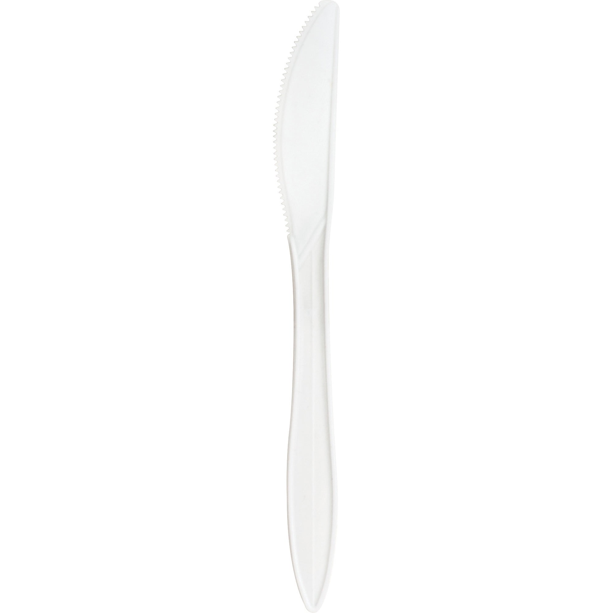 Genuine Joe Medium-weight Cutlery - 1000/carton - Polypropylene - White