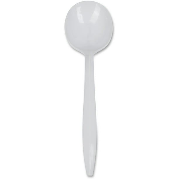 Genuine Joe Medium-Weight Soup Spoon - 1 Piece(s) - 1000/Carton - Soup Spoon - 1 x Soup Spoon - Disposable - White Genuine Joe Medium-Weight Soup Spoon - 1 Piece(s) - 1000/Carton - Soup Spoon - 1 x Soup Spoon - Disposable - White