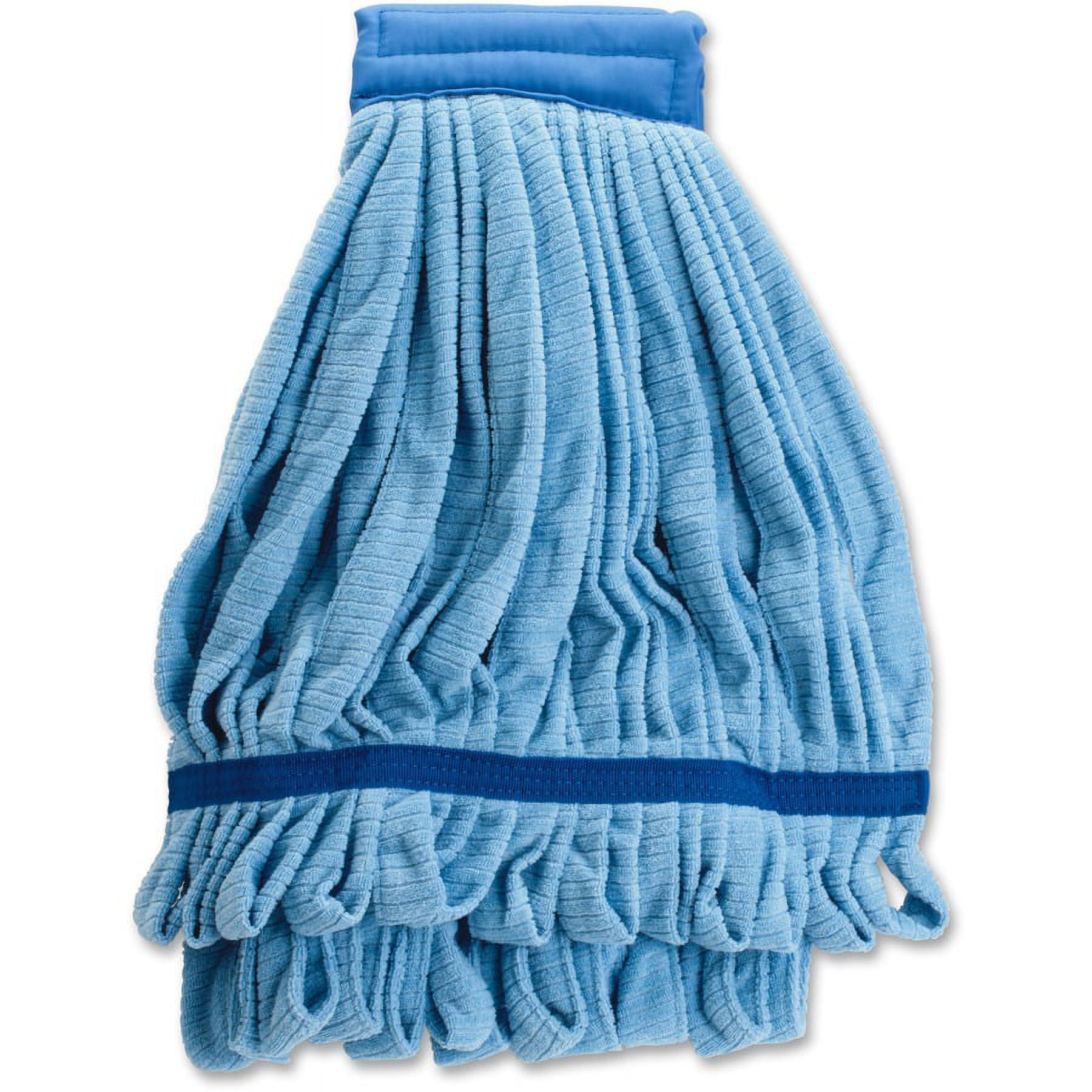 Genuine Joe Microfiber Wet Mophead Refill - Large - MicroFiber - Blue - 1Each Genuine Joe Microfiber Wet Mophead Refill - Large - MicroFiber - Blue - 1Each
