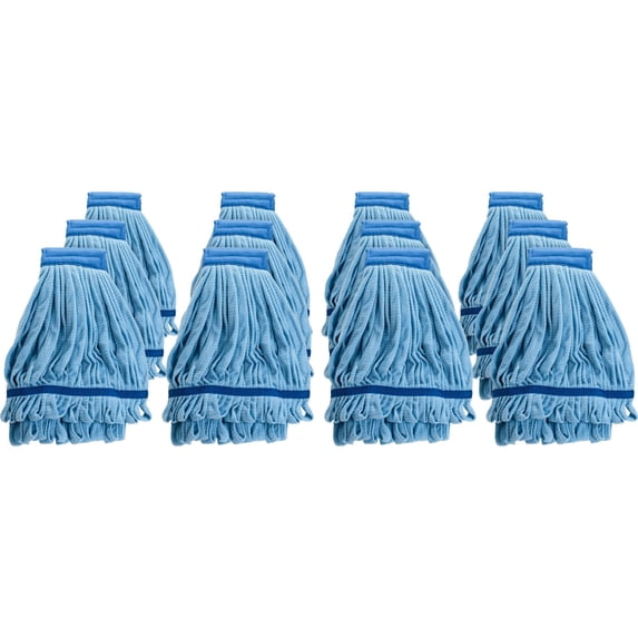 Genuine Joe Microfiber Wet Mophead Refill - Microfiber