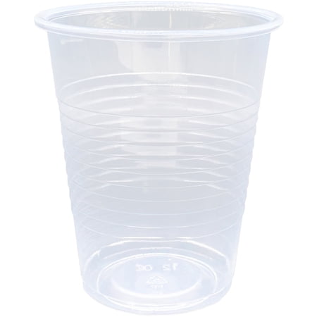 Genuine Joe Plastic Cup 12 oz 1000/CT Translucent 10435