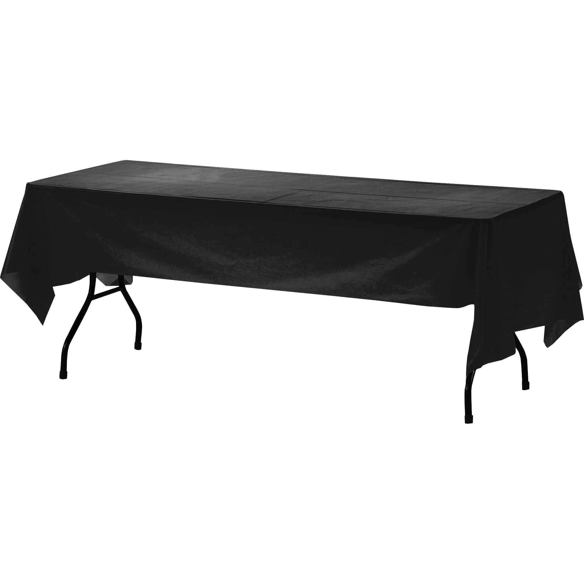 Genuine Joe Plastic Rectangular Table Covers - 108