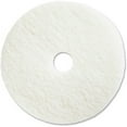 thumbnail image 1 of Genuine Joe Polishing Floor Pad 16" Diameter - 5/Carton x 16" Diameter x 1" Thickness - Resin, Fiber - White, 1 of 2