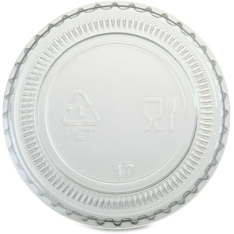 Genuine Joe Portion Cup Lid - 50 / Carton - 50 Per Bag - Transparent, Clear Genuine Joe Portion Cup Lid - 50 / Carton - 50 Per Bag - Transparent, Clear