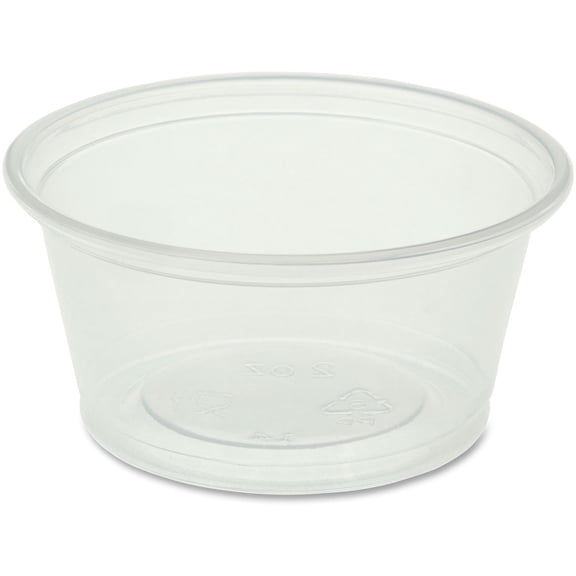 Genuine Joe, GJO19062, Portion Cups, 50 / Carton, Clear, 2 fl oz