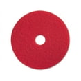 thumbnail image 1 of Genuine Joe Red Buffing Floor Pad, 13" Diameter, 5/Carton, GJO90413, 1 of 3