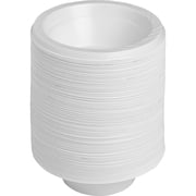Genuine Joe, GJO10424, Reusable Plastic Bowls, 125 / Pack, White