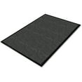 thumbnail image 1 of Genuine Joe Ribbed Indoor Wiper Mat Warehouse, Indoor - 72" Length x 48" Width - Vinyl, Polypropylene - Charcoal, 1 of 5