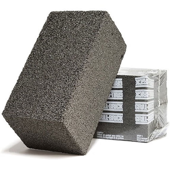 Genuine Joe Scrubble Griddle Brick Brick - 12 / Carton - Black