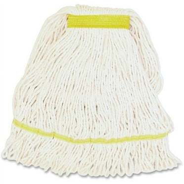 Genuine Joe  Small Blend Wet Mop Narrow Band Loop - White