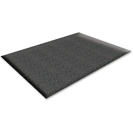 Genuine Joe, Soft Step Vinyl Anti-Fatigue Mats, 1 Each, Black