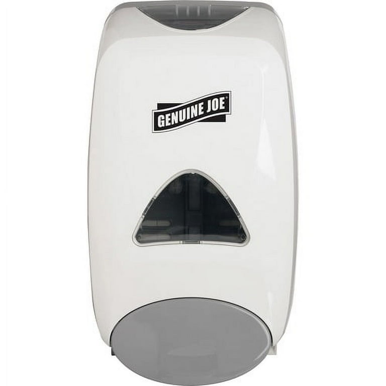 Genuine Joe Solutions Soap Dispenser - Manual - 1.32 quart Capacity - Black - 1Each Genuine Joe Solutions Soap Dispenser - Manual - 1.32 quart Capacity - Black - 1Each