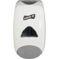 thumbnail image 1 of Genuine Joe Solutions 1250 ml Soap Dispenser - Manual - 1.32 quart Capacity - Site Window, Soft Push, Sanitary-sealed, Refillable - White - 1Each | Bundle of 5 Each, 1 of 1