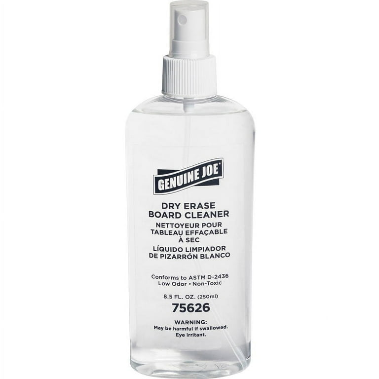 Genuine Joe Dry-erase Board 8 oz. Cleaner - Clear - 1Each Genuine Joe Dry-erase Board 8 oz. Cleaner - Clear - 1Each