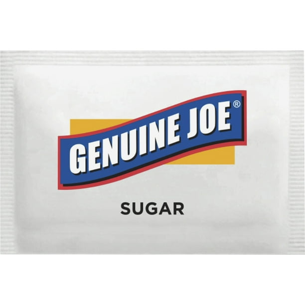 Genuine Joe Sugar Packets - Packet - 0.099 oz (2.8 g) - 1200/Box Genuine Joe Sugar Packets - Packet - 0.099 oz (2.8 g) - 1200/Box