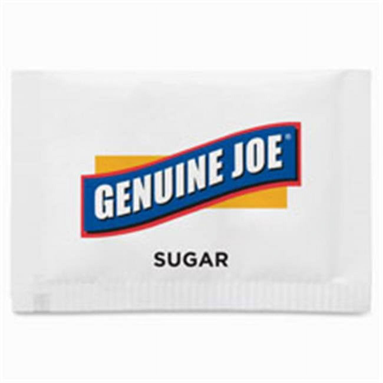 Genuine Joe Sugar Packets - Packet - 0 lb (0.1 oz) - 1200/Box | Bundle of 5