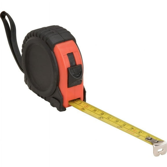 Genuine Joe Tape Measure - Imperial Measuring System - 1 Each - Red, Black | Bundle of 2 Each