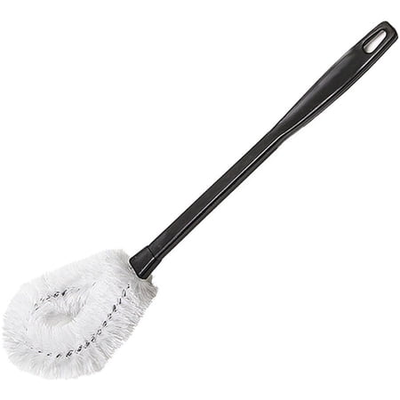 Genuine Joe Toilet Brush - Plastic Handle - 1 Each - Natural | Bundle of 5 Each