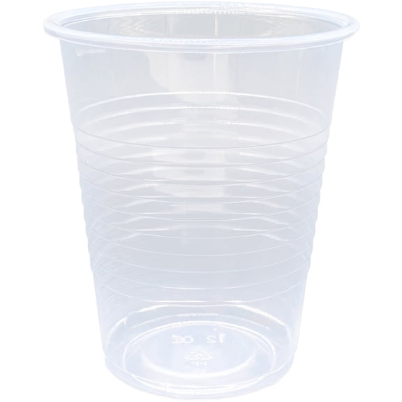 Genuine Joe Translucent Plastic Beverage Cups - 100 / Sleeve - 12 Fl Oz - 1000 / Carton - Clear - Plastic - Cold Drink
