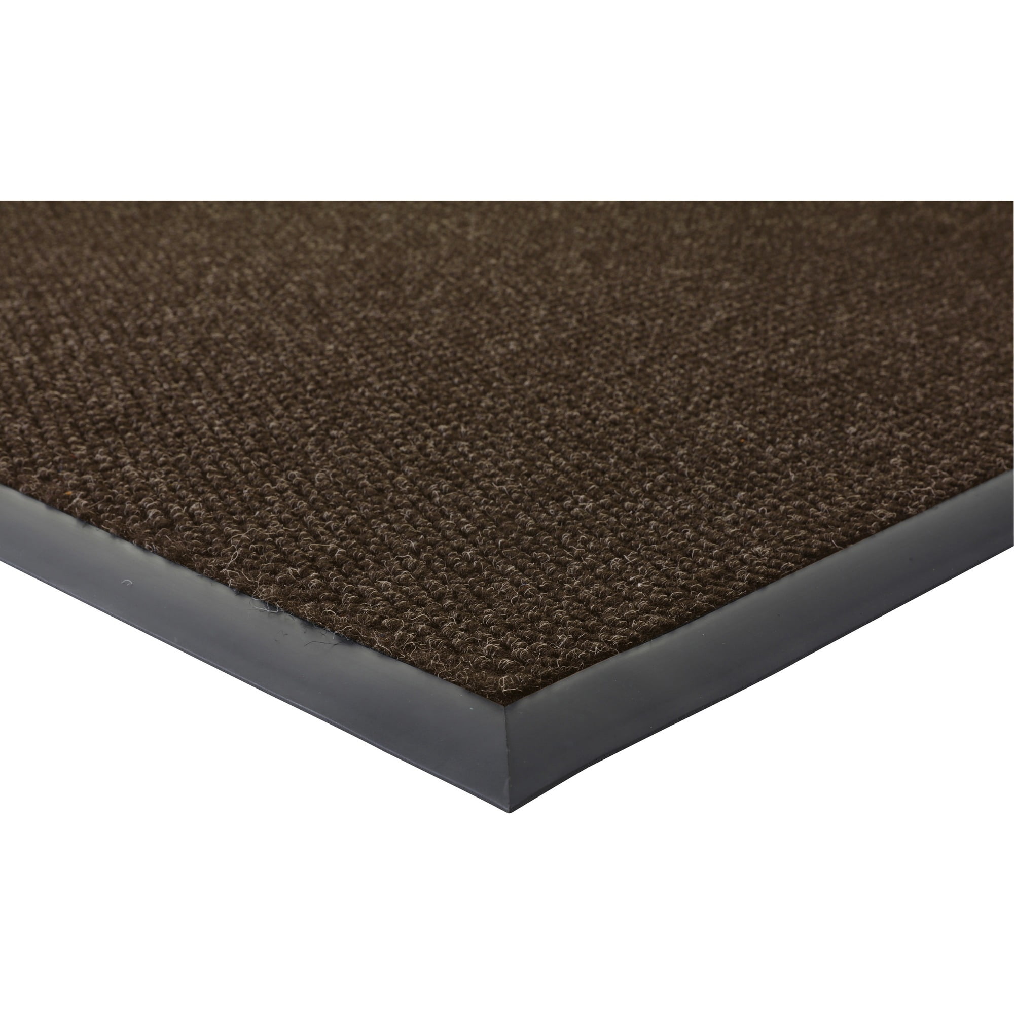 Chocolate Rubber Indoor/Outdoor Wiper Scraper Mat 3' x 5'