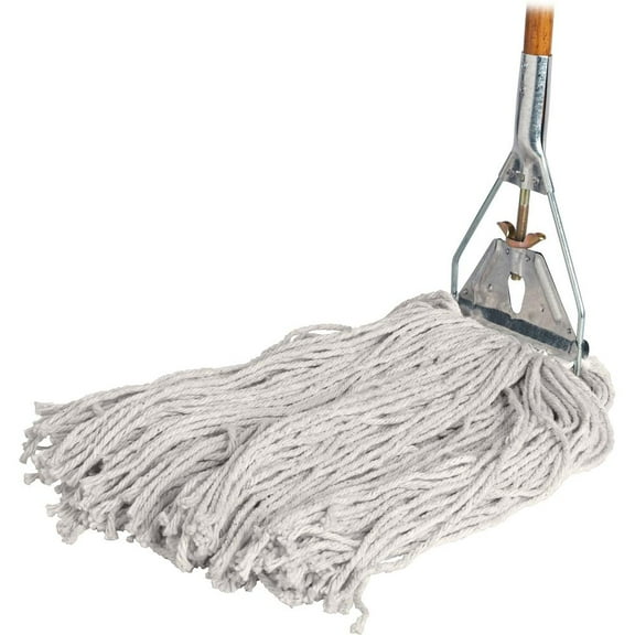 Genuine Joe Cotton Wet Mop With 60" Handle