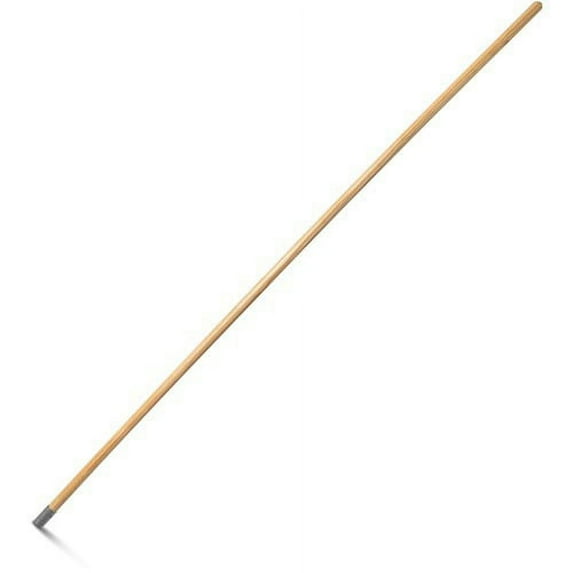 Genuine Joe Screw Mop Replacement Handle - 60" Length - 0.94" Diameter - Natural - Hardwood, Metal - 1 / Each
