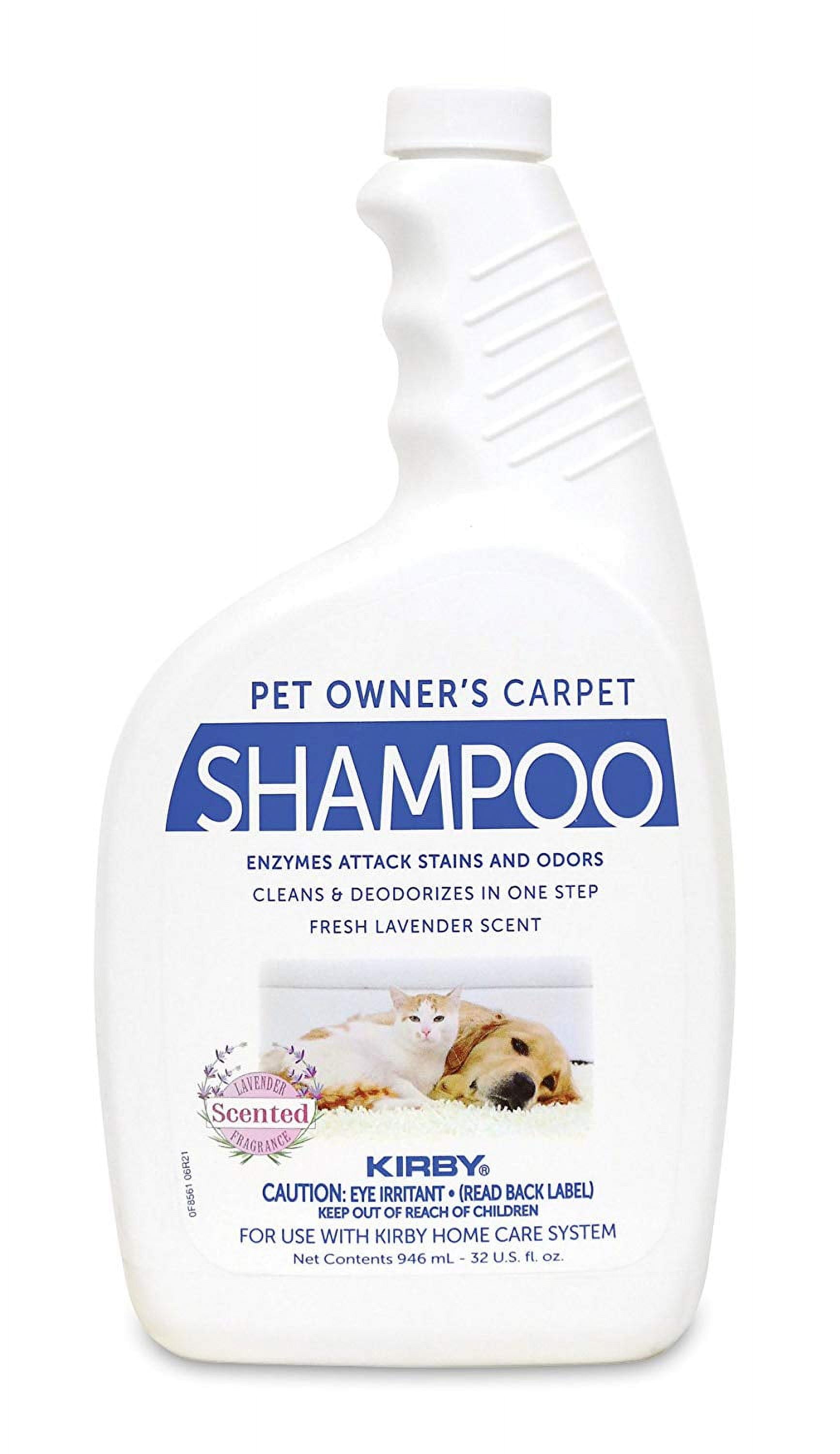 Genuine Kirby 32oz Pet Owner Allergen Carpet Shampoo Cleaner Lavender
