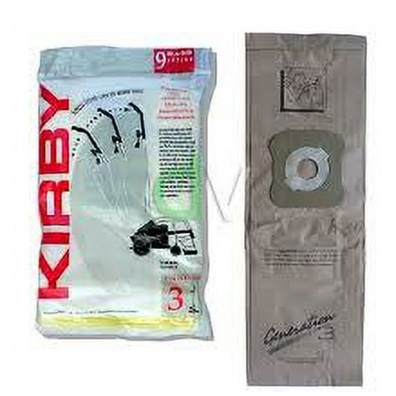 Kirby Vacuum Bags 9 pack Generation 3 - OEM Part # 197389