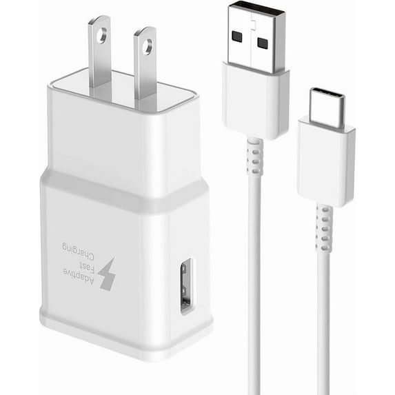 Quick Wall Charger with USB-C Type C Cable for LG G5 G6 G7 G8 NEXUS 5X 6P V10 V20 V30 V40 V50 LG Stylo 4 Charge Your Device up to 50% Faster