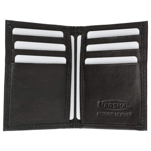 Genuine Lamb Leather Bifold Business Card and Credit Card Holder Top Load 68 (C)