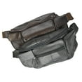 thumbnail image 1 of Genuine Lambskin Leather Pouch Jumbo Size Fanny Bag by Marshal Wallet, 1 of 7