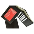 thumbnail image 1 of Genuine Lambskin Soft Leather Bifold Credit Card L Shape Wallet 51 (C) Brown, 1 of 7