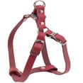thumbnail image 1 of Genuine Leather Adjustable Step-in Dog Harness 2 Sizes Small XSmall [Pink], 1 of 3