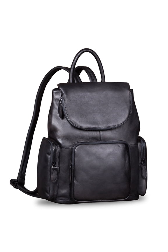 Genuine Leather Backpack Purse for Women Vintage Rucksack Knapsack Daypack Bag