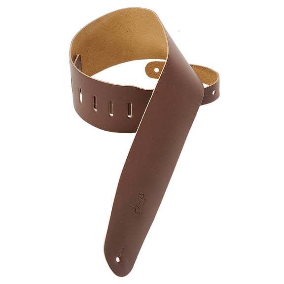 Genuine Leather Bass Strap - Brown