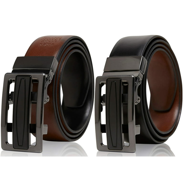 Men's Belt - Genuine Leather With Automatic Buckle And Durable