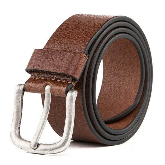 Genuine Leather Belts for Men Dress Cause Belt for Mens, 1.5inch Wide(2095,Cognac,32/34)