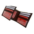 thumbnail image 1 of Genuine Leather Bifold 3 ID Windows Card Key Holder Wallet 1792 CF, 1 of 19